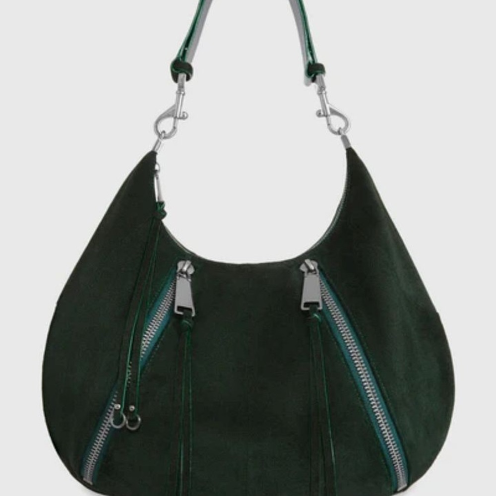 Rebecca Minkoff MAB Croissant Hobo Hobo -Bottle Green